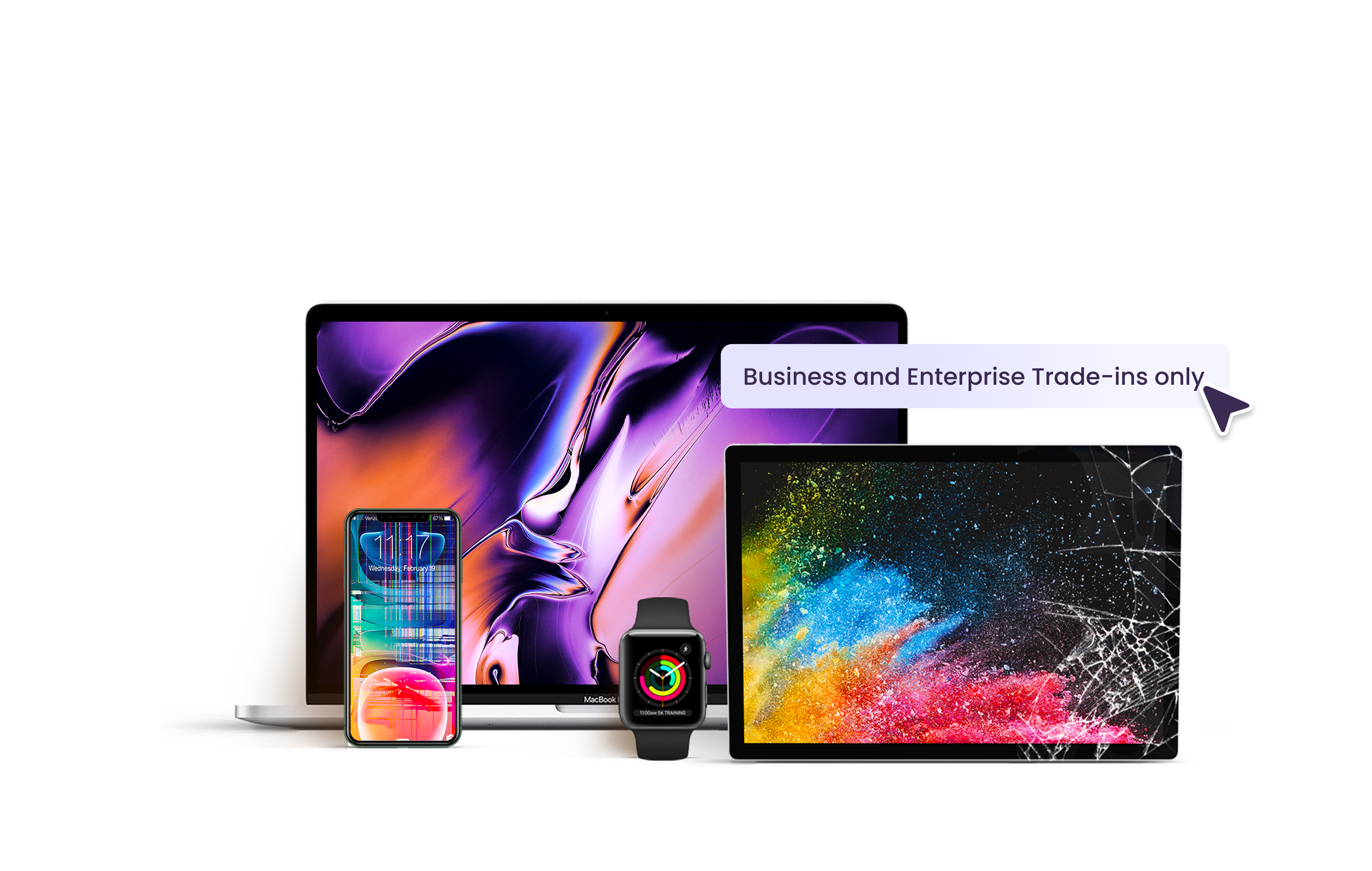 Sell and trade in your used Macbook, ipad, imac and iphone with us today. 